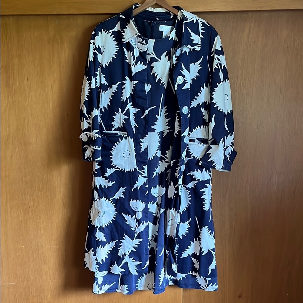 Izaac Mizrahi Coat + Dress Set